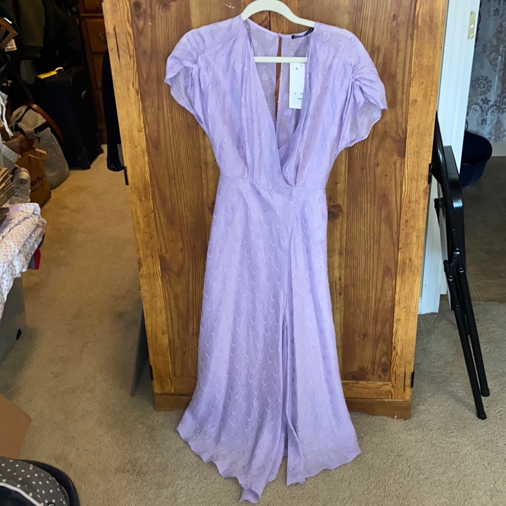 Zara Lavender Dress NWT!